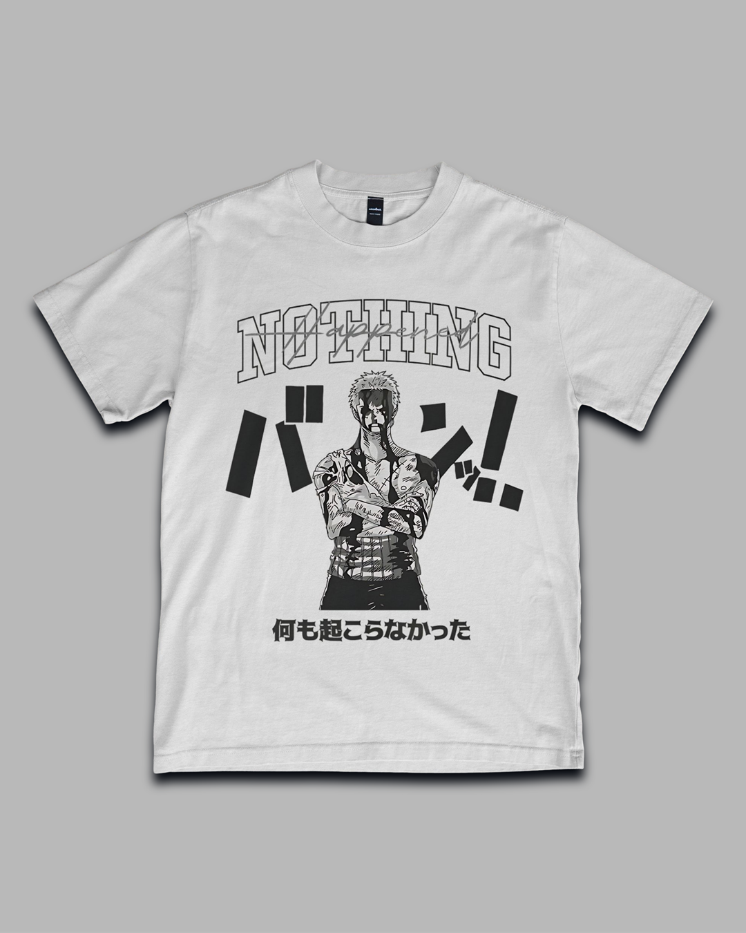 Zoro “Nothing Happened” tee